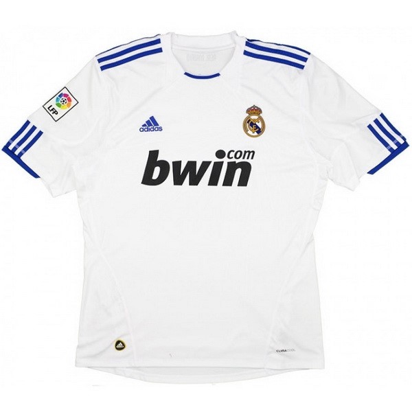 Tailandia Camiseta Real Madrid Primera Equipación Retro 2010 2011 Blanco